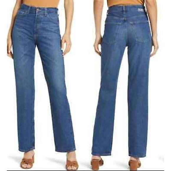 AG Adriano Goldschmied Jean of Tomorrow Alexxis Straight Women's Size 28 NWT - Picture 1 of 11